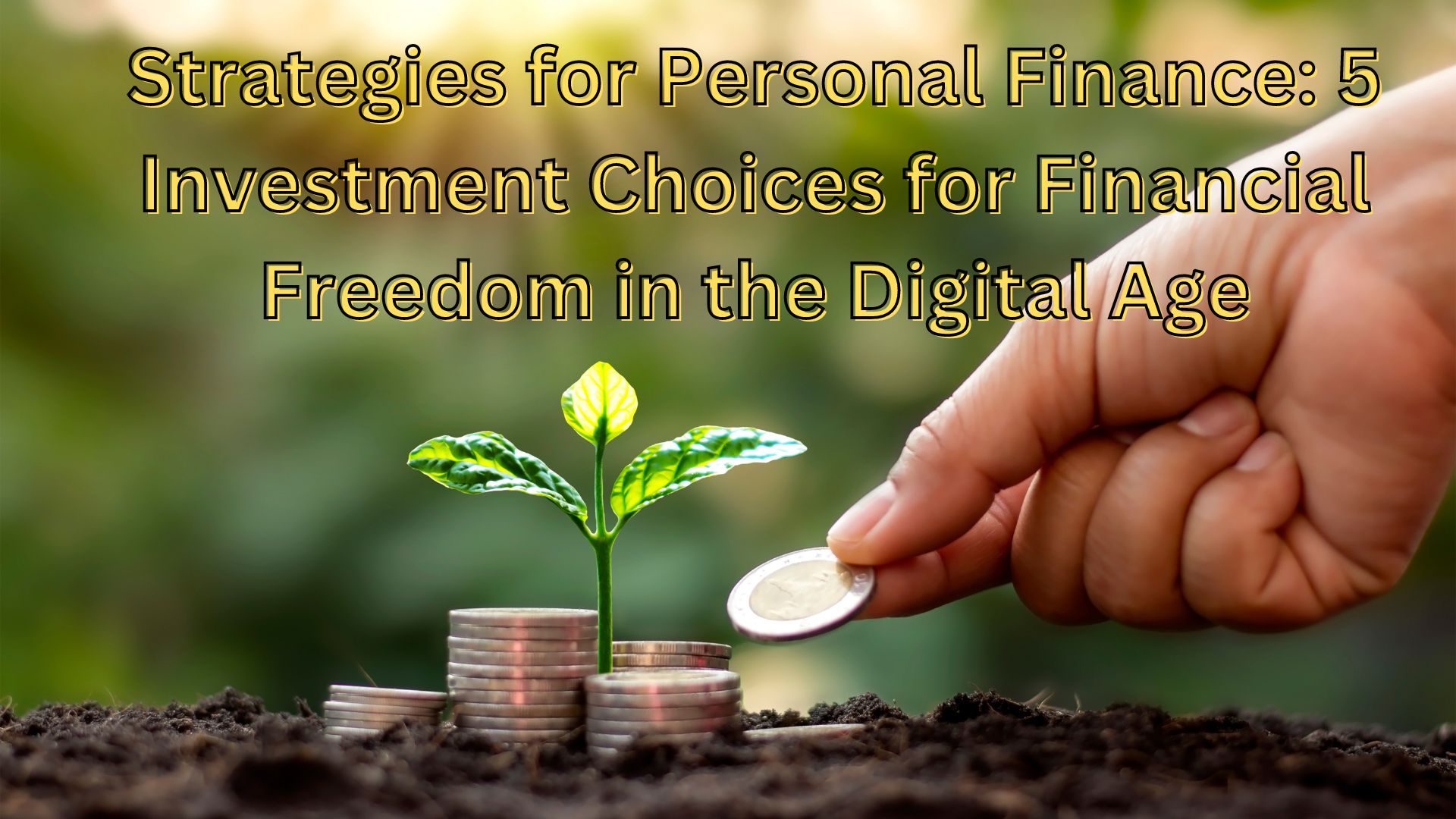 Strategies for Personal Finance: 5 Investment Choices for Financial Freedom in the Digital Age