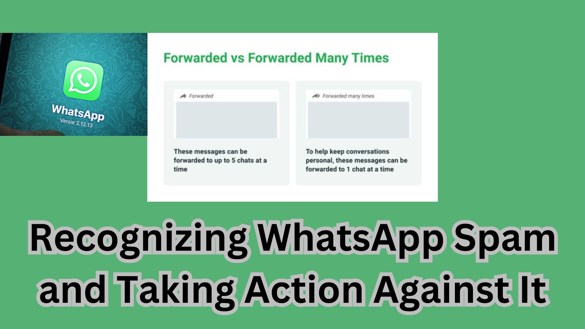 Recognizing WhatsApp Spam and Taking Action Against It