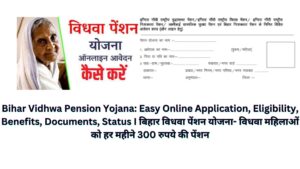 Bihar Vidhwa Pension Yojana: Easy Online Application, Eligibility, Benefits, Documents, Status I बिहार विधवा पेंशन योजना- विधवा महिलाओं को हर महीने 300 रुपये की पेंशन