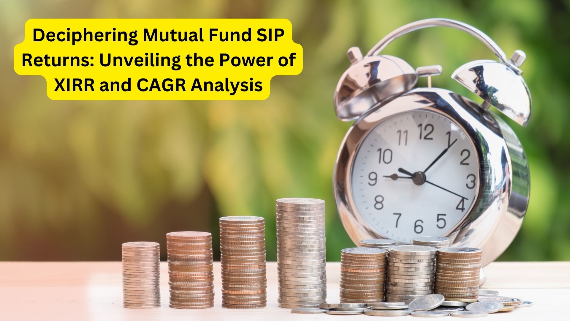 Deciphering Mutual Fund SIP Returns: Unveiling the Power of XIRR and CAGR Analysis