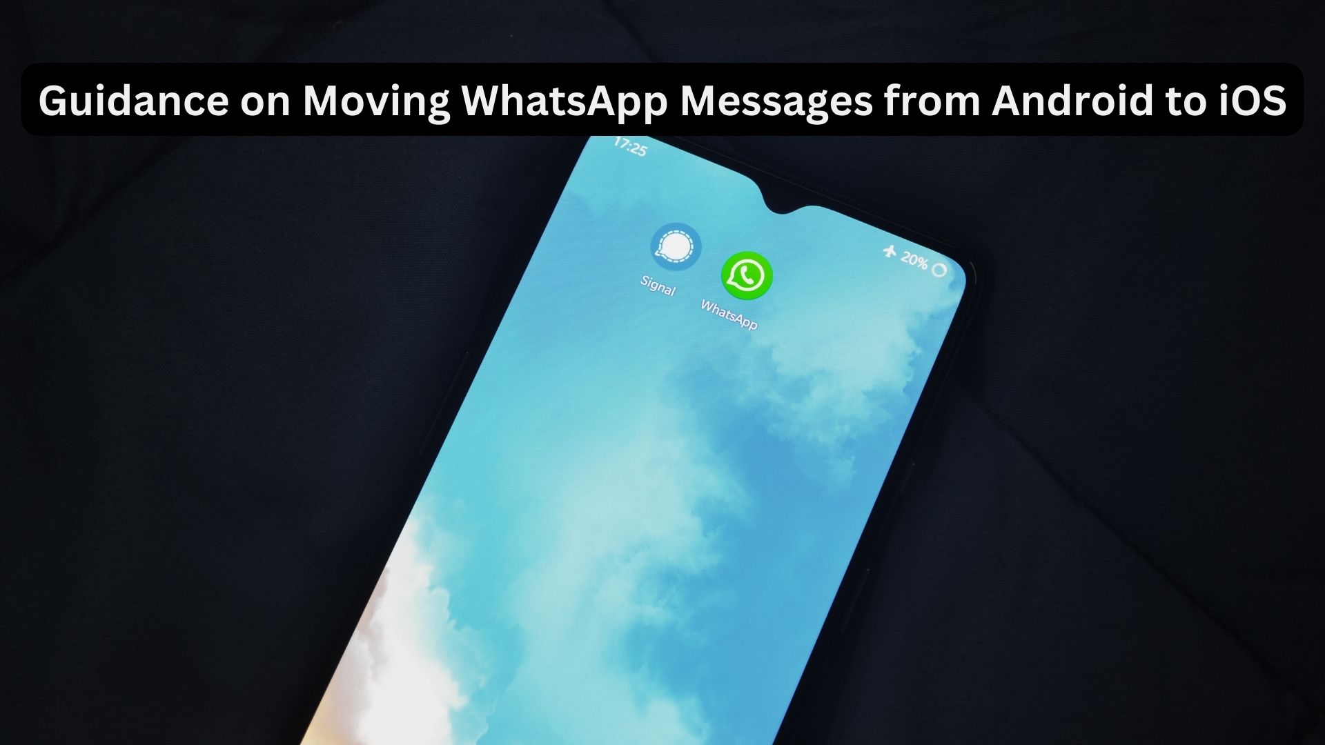 Guidance on Moving WhatsApp Messages from Android to iOS