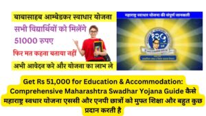 Get Rs 51,000 for Education & Accommodation: Comprehensive Maharashtra Swadhar Yojana Guide कैसे महाराष्ट्र स्वधार योजना एससी और एनपी छात्रों को मुफ्त शिक्षा और बहुत कुछ प्रदान करती है