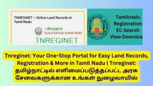 Tnreginet: Your One-Stop Portal for Easy Land Records, Registration & More in Tamil Nadu | Tnreginet: தமிழ்நாட்டில் எளிமைப்படுத்தப்பட்ட அரசு சேவைகளுக்கான உங்கள் நுழைவாயில்