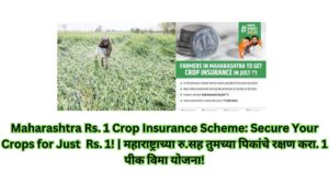 Maharashtra Rs. 1 Crop Insurance Scheme: Secure Your Crops for Just Rs. 1! | महाराष्ट्राच्या रु.सह तुमच्या पिकांचे रक्षण करा. 1 पीक विमा योजना!